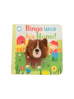 Bingo Was His Name! Brown Plush Puppy Interactive Baby Book